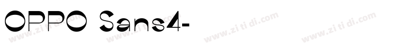 OPPO Sans4字体转换